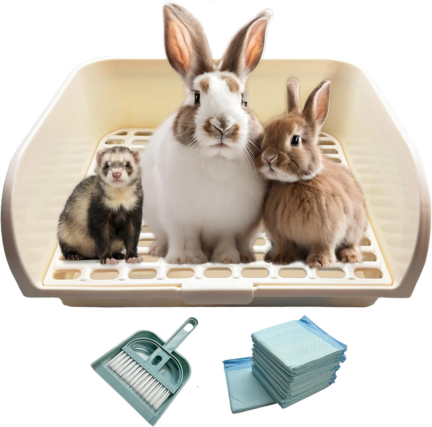Rabbit Litter Box (Pink)