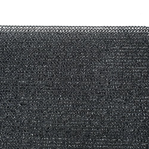 Shatex 90% Sun Shade Fabric for Pergola Cover Porch Vertical Screen, 8x15ft Black