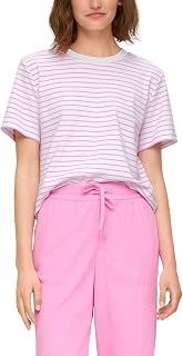 s.Oliver Damen 2151731 T-Shirt gestreift