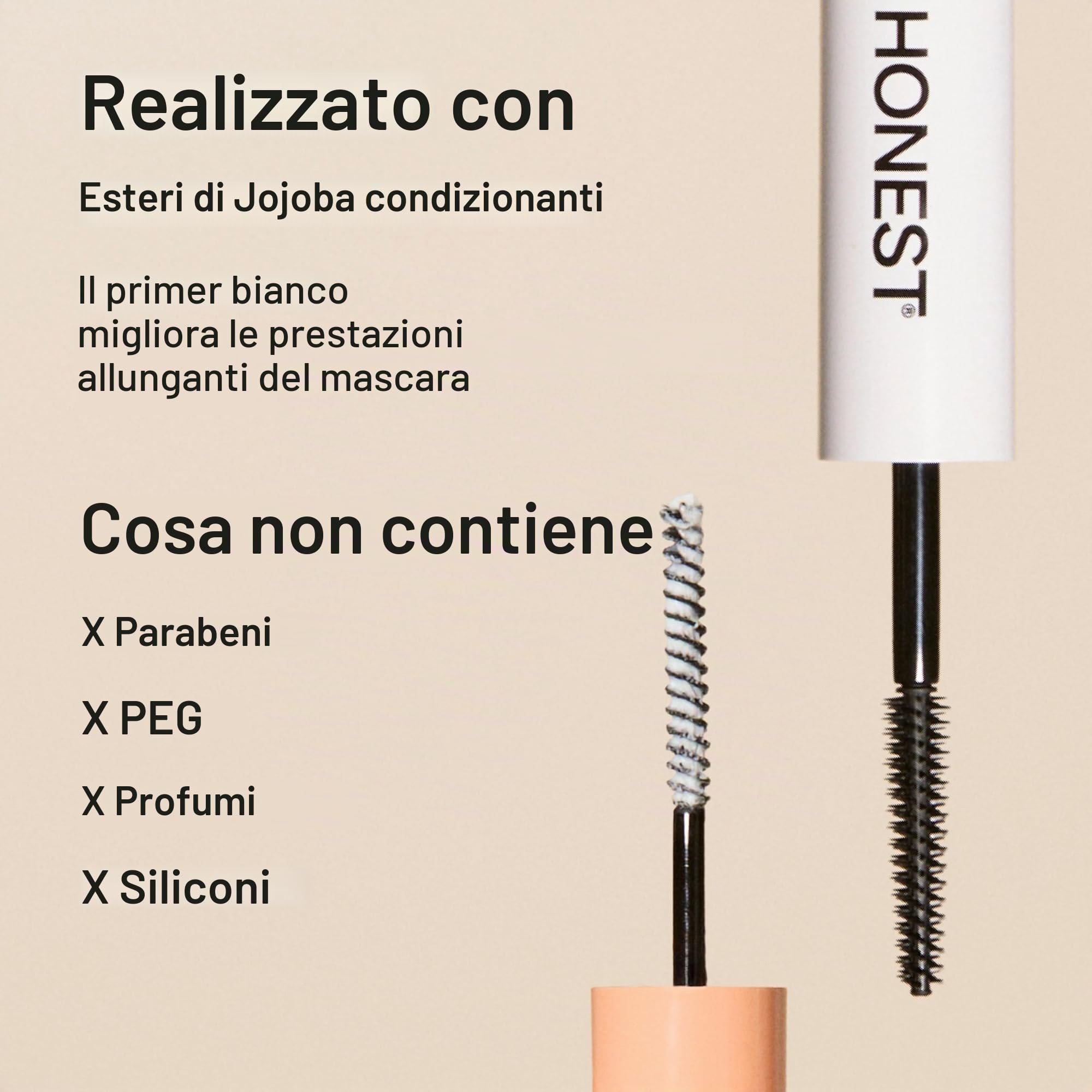 Honest Beauty Extreme Length Mascara Plus Lash Primer, 0.27 Fluid Ounce