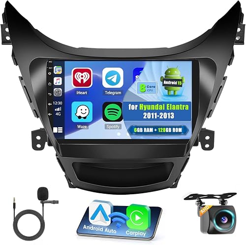 8Core 6+128G for Hyundai Elantra 2011 2012 2013 Car Stereo