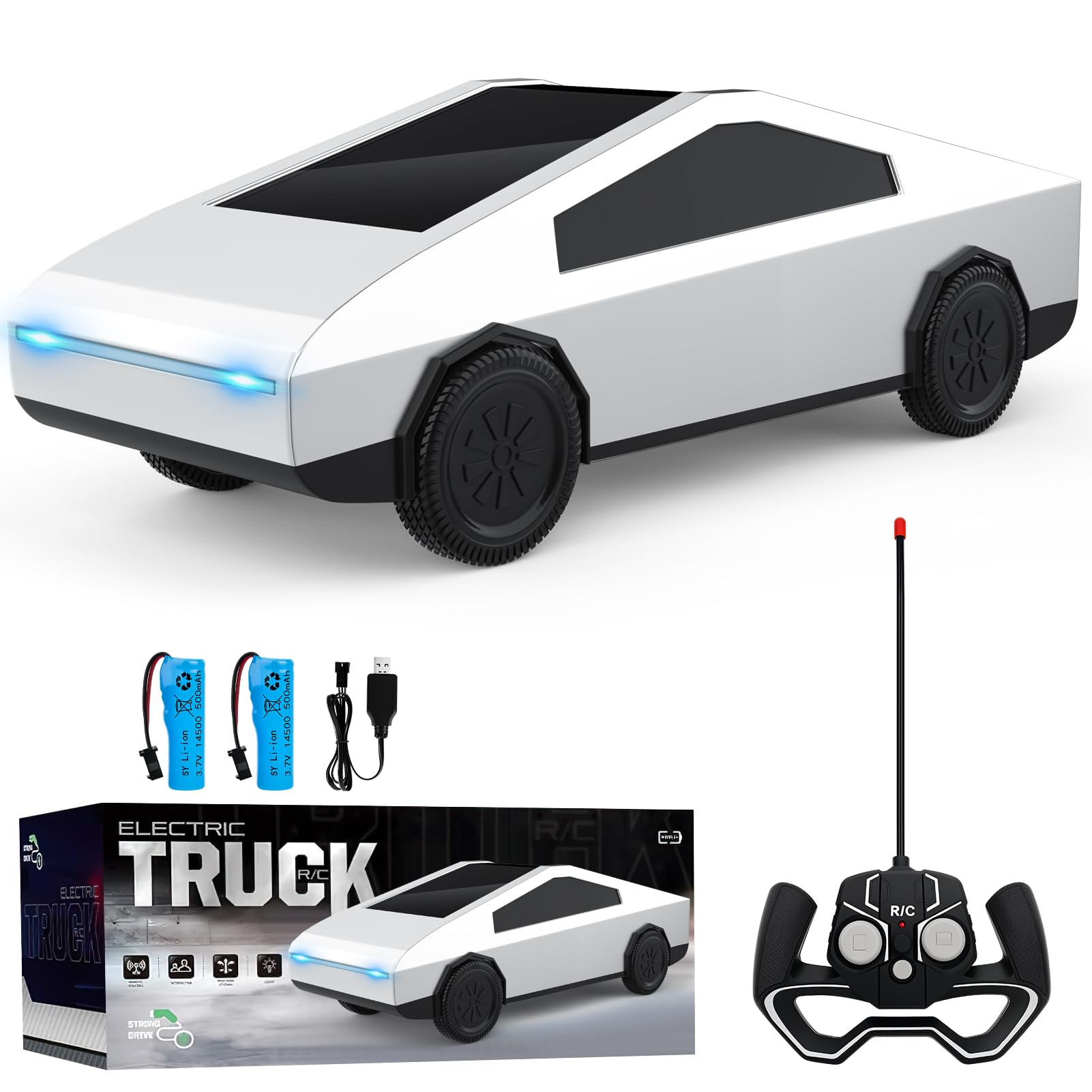 Cyber Truck Remote Control Car, 2.4GHz RC Cybertrucks for Boys, Electric Vehicle Truck Toys for Kids, Gifts for Kids