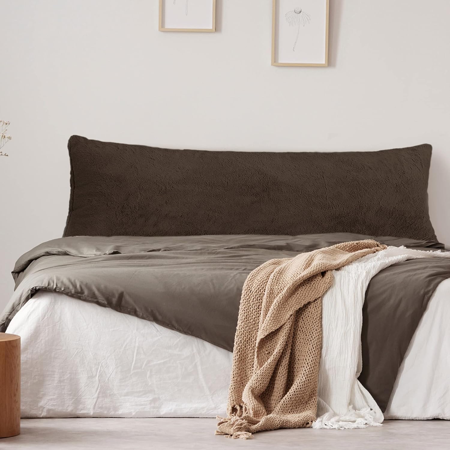 Buy Plush Rectangular Headboard Pillow Day Bed Back Long Pillow, Large