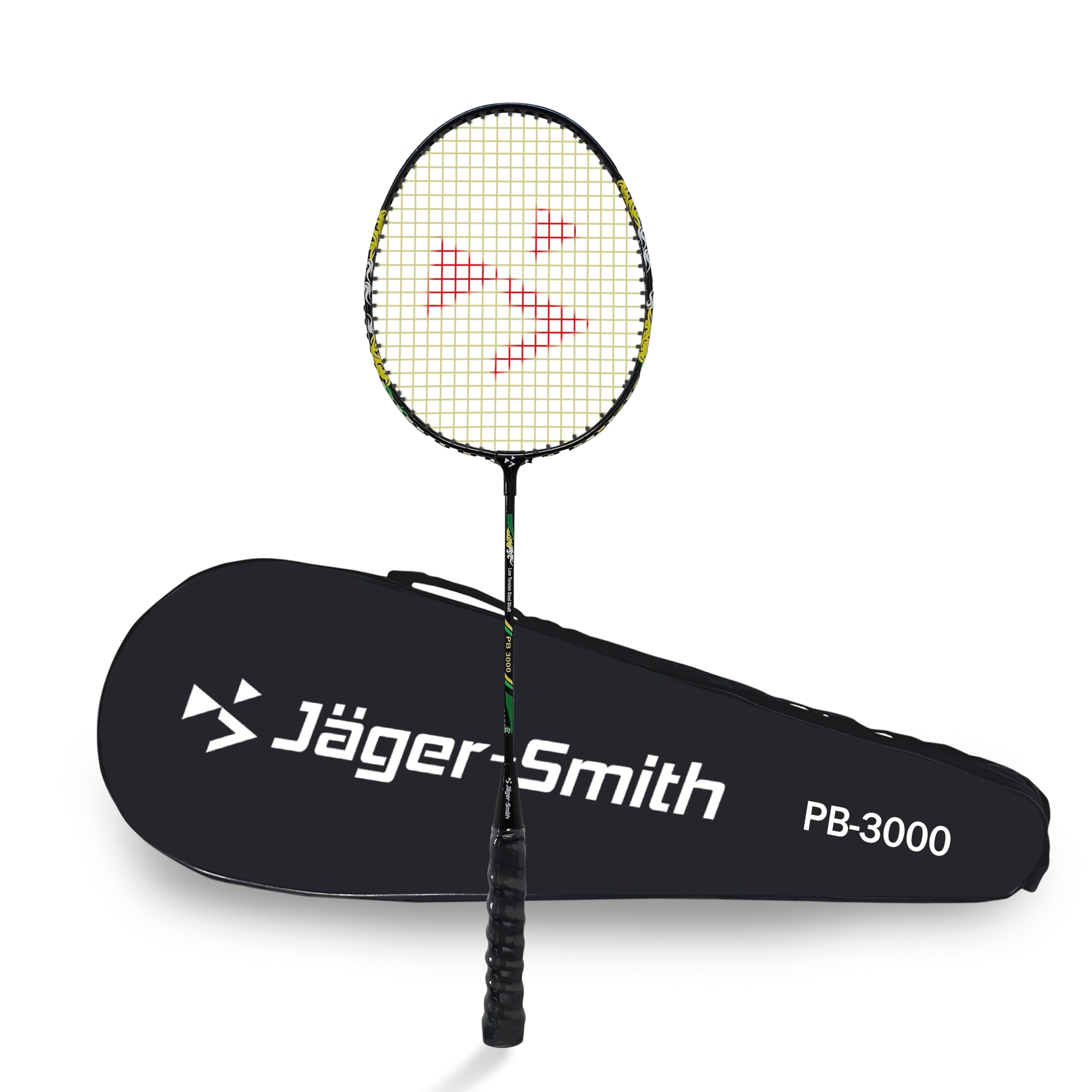 Jager-Smith PB 3000 Aluminium Badminton Racquet with Tempered Steel Shaft and Full Cover for Beginners and Intermediate Players (Made in India)-image-31