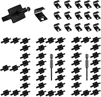 Vista 8 de Clips de cierre ocultos, clips de cubierta compuestos y sujetadores ocultos de cubierta con kit universal de clips de arranque de acero inoxidable