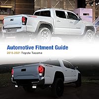 Vista 28 de WOLFSTORM LED Tail Light Fit for 2016-2023 Toyota Tacoma, 2016-2013 Toyota Tacoma Tail Light Replacement Assembly,1 Pair(Clear Lens)