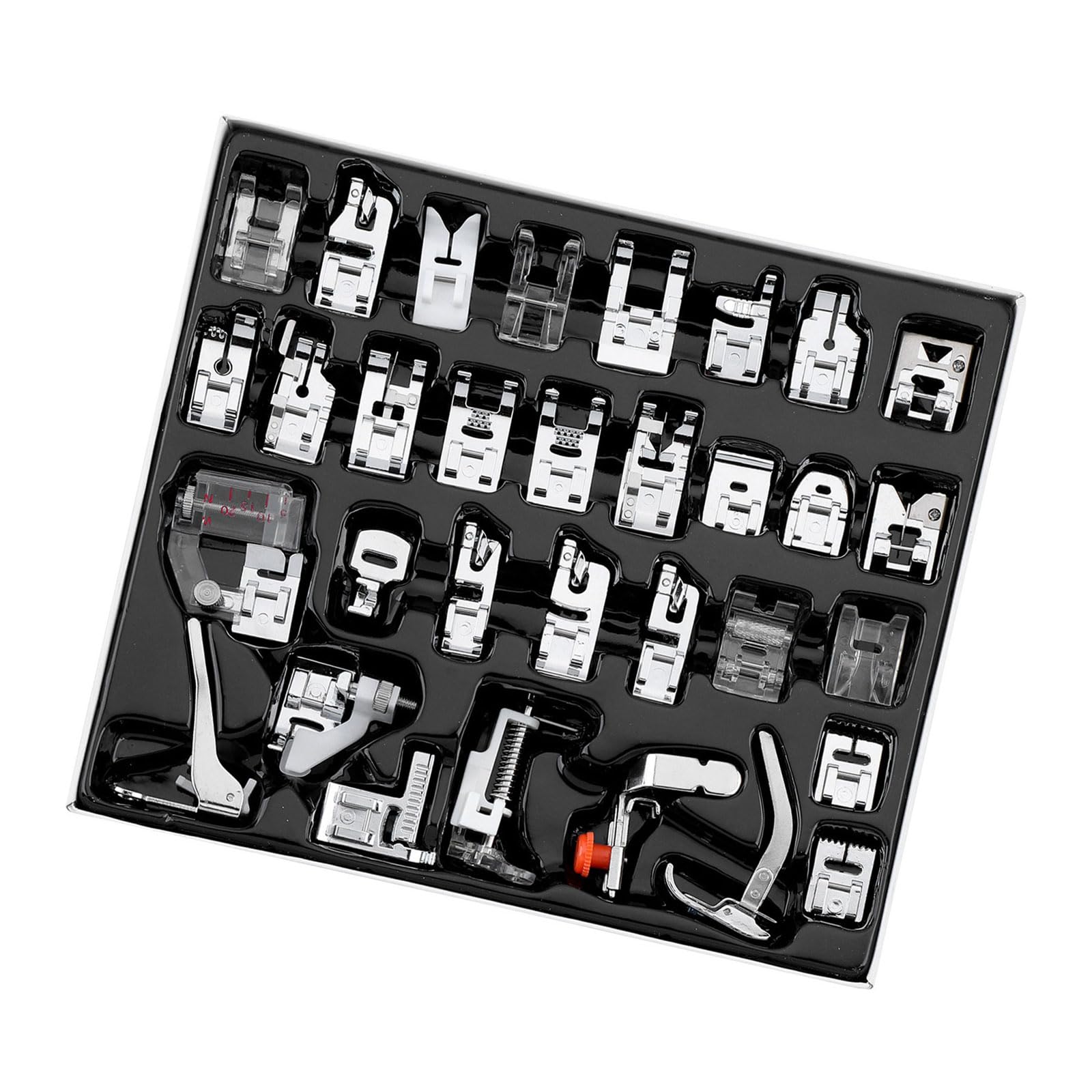 Tsophreniq 7/15 / 32/42 / 52Pcs Multifunctional Sewing Machine Presser Feet Sewing Presser Set for Hemming Stitching Project Foot