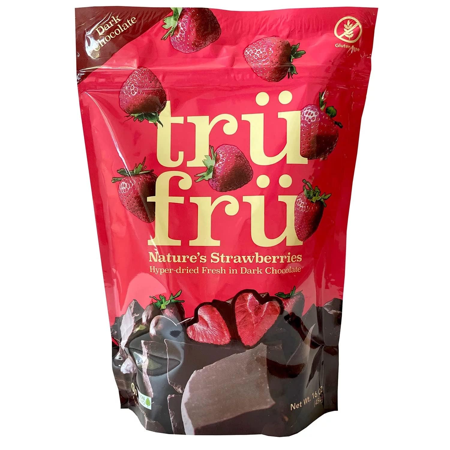 Tru Fru Nature's Strawberries White Dark Chocolate (2 Count)