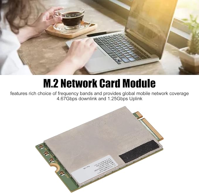 Tarjeta de red FM350-GL 5G LTE M.2, con tecnología WCDMA 4x4 MIMO y GNSS, velocidad de descarga de 4,67 Gbps y subida de 1,25 Gbps, para laptop X360 830/840/850 G7 miniatura 2