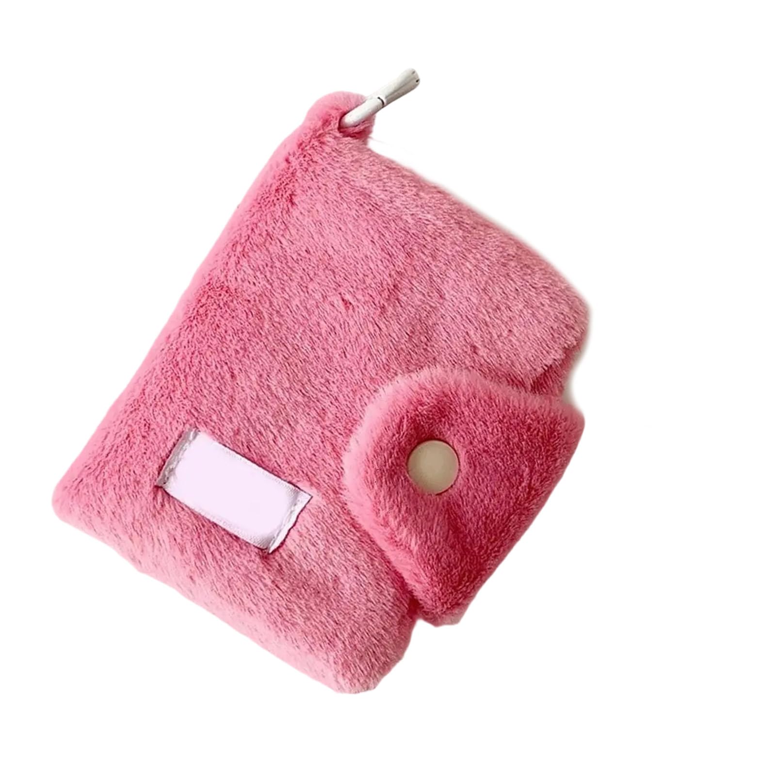 Elnwnnkc Women's Rose Red Sturdy Plush Coin Wallet Designs For Multipurpose Use In Various Occasions Home Storage Solution Daily Use Simple Styles Purse