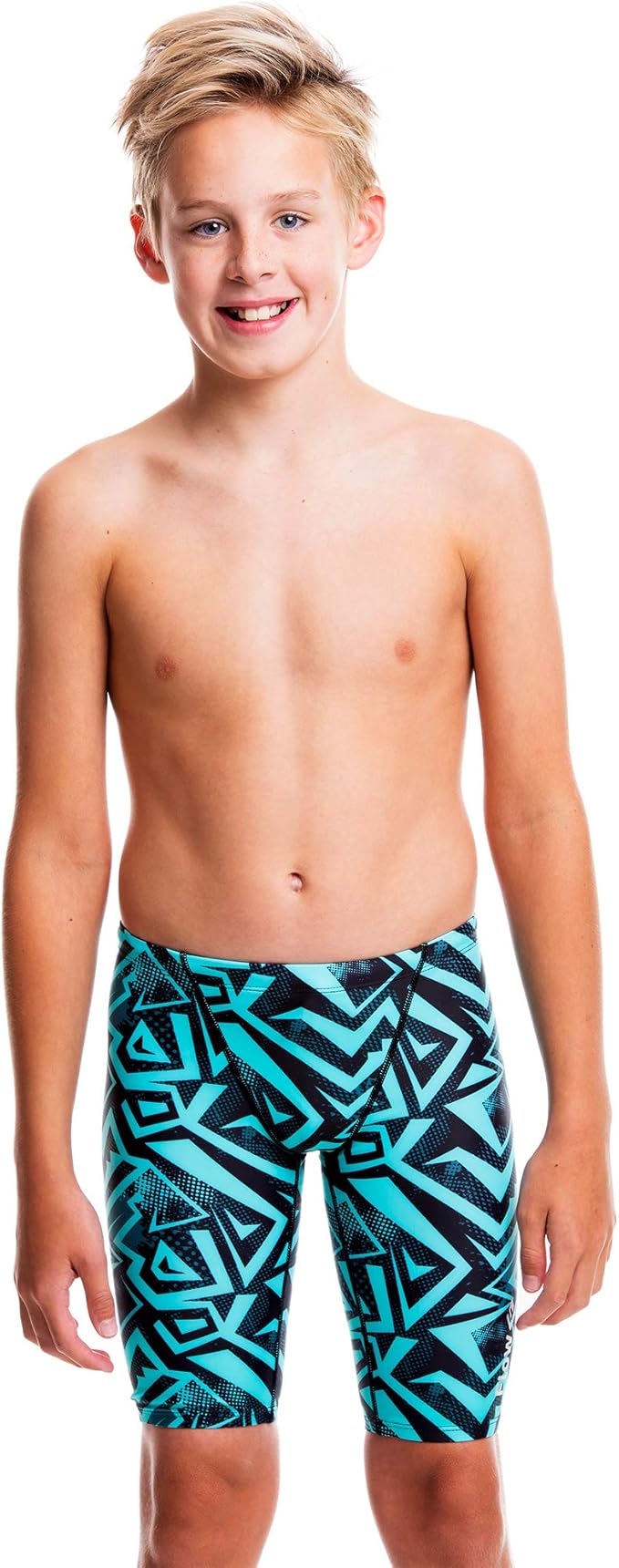 Flow Funky Jammers for Boys – Swim Jammer Swimsuit, Size 21–32