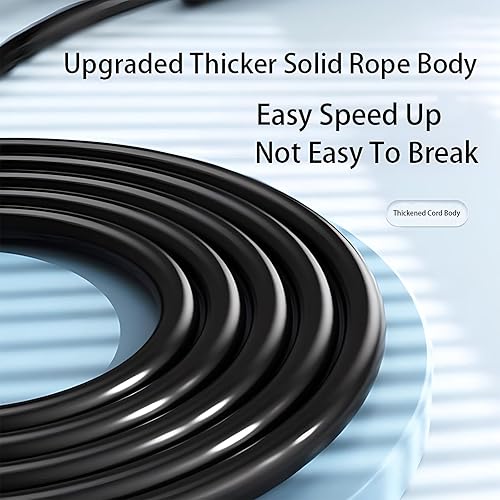 Miniatura 4 de Cuerda de saltar para fitness, ajustable, de cloruro de polivinilo de 10 pies de longitud, cuerda de salto de velocidad perfecta para niños, ideal