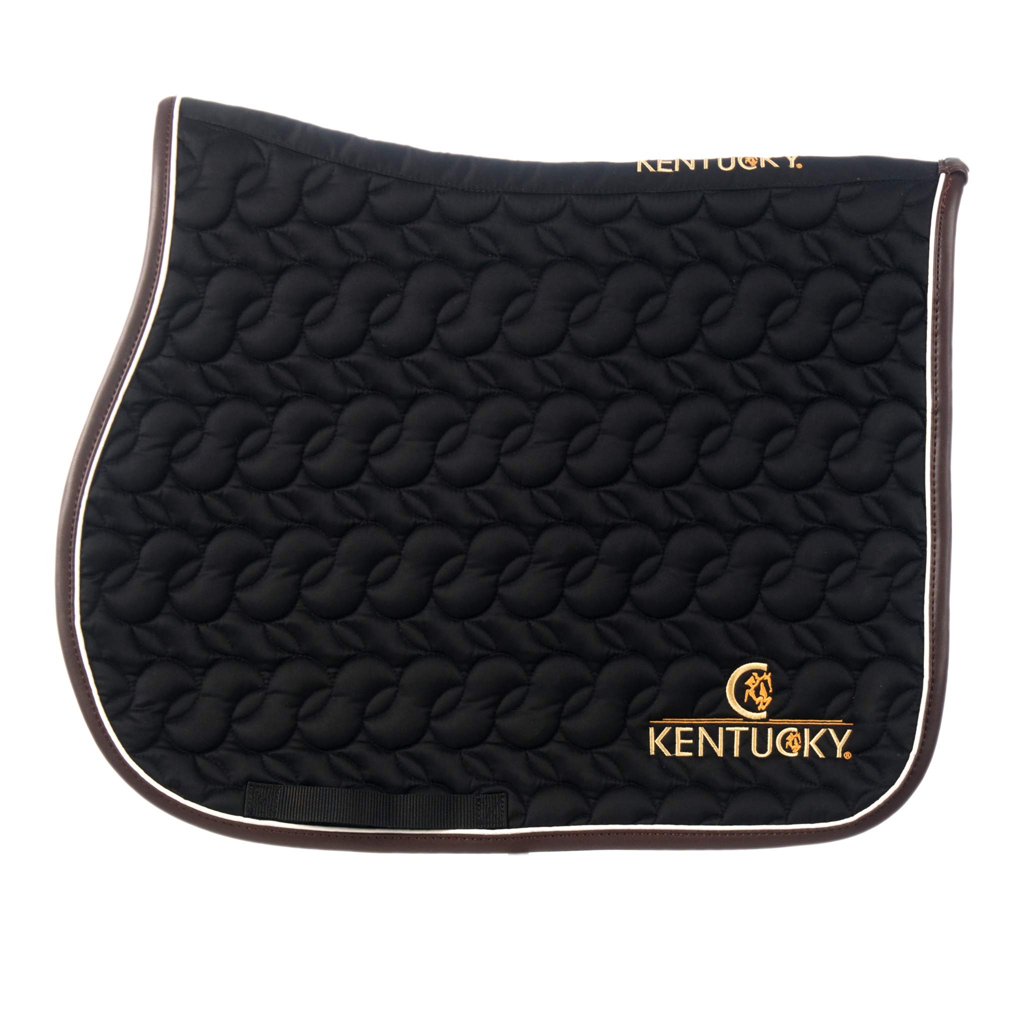 Tapis de Selle Fishbone Noir - Kentucky Horsewear
