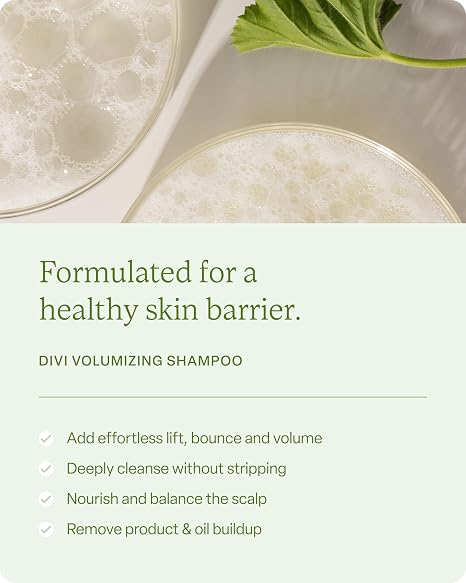 Divi Healthy Hair Goals Bundle - 30ml Hair Serum, 2 Fl Oz Volumizing Shampoo, 2 Fl Oz Volumizing Conditioner