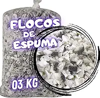 Flocos de Espuma para enchimento de Puff Travesseiros Amofada Artesanatos Espuma Flocada 3kg