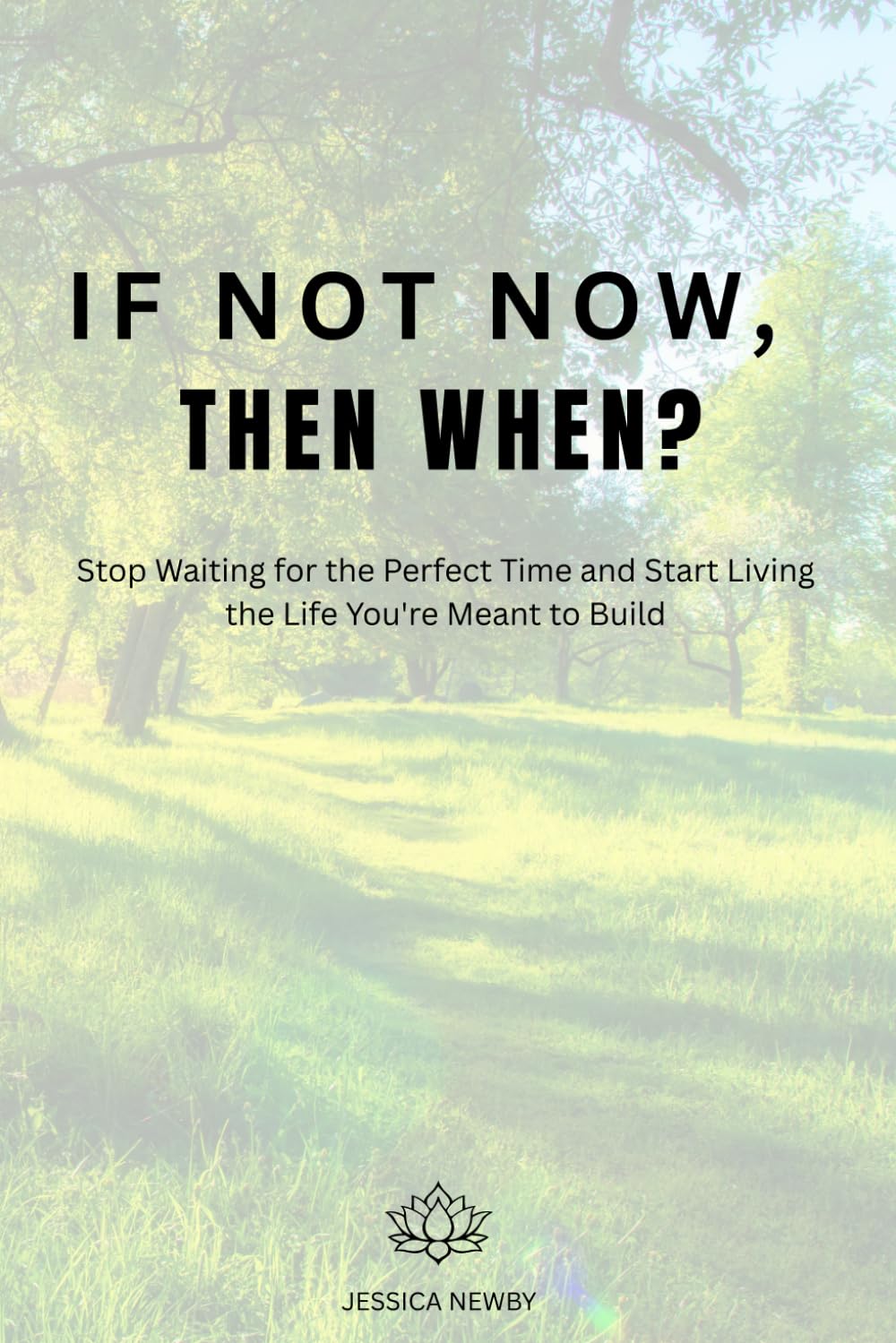 IF NOT NOW, THEN WHEN?: Stop Waiting for the Perfect Time and Start Living the Life You're Meant to Build