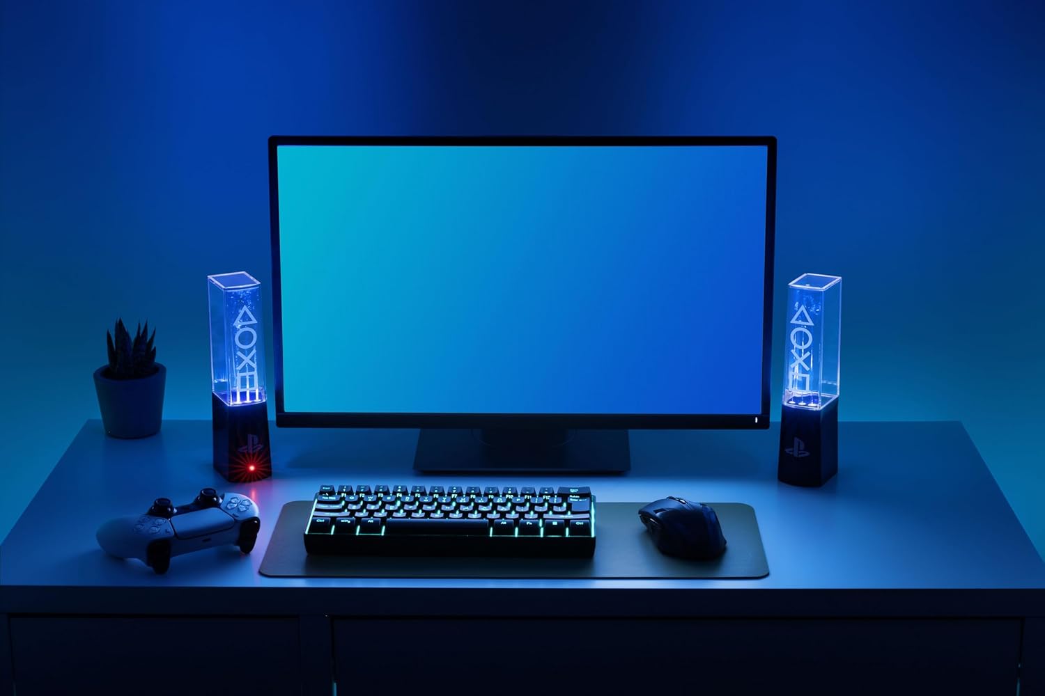 Playstation Officially Licensed Water Dancing Light, Night Light or Moody Lighting for Gaming Room, Man Cave or Bedroom, Gift for Gamers | Paladone