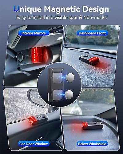 Miniatura 7 de Sistema de alarma de coche de 108 dB, alarma con sensor de vibración antirrobo y luz roja, dispositivo remoto inalámbrico antirrobo para vehículo
