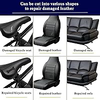 Vista 4 de Cinta de reparación de cuero, parche de reparación de cuero autoadhesivo para sofá, muebles, sofás, asientos de automóvil, kit avanzado