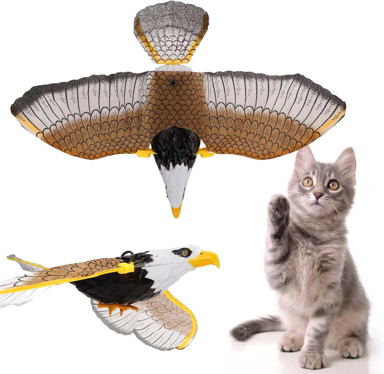 Flying Bird Cat Toy, Simulation Bird Interactive Cat Toy