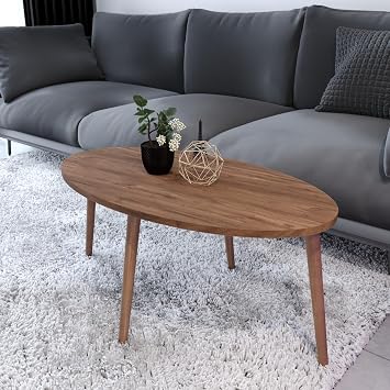 4-Piece Coffee Table Set And Coffee Table & Coffee Table Set For Living Room And Living Room (Walnut)