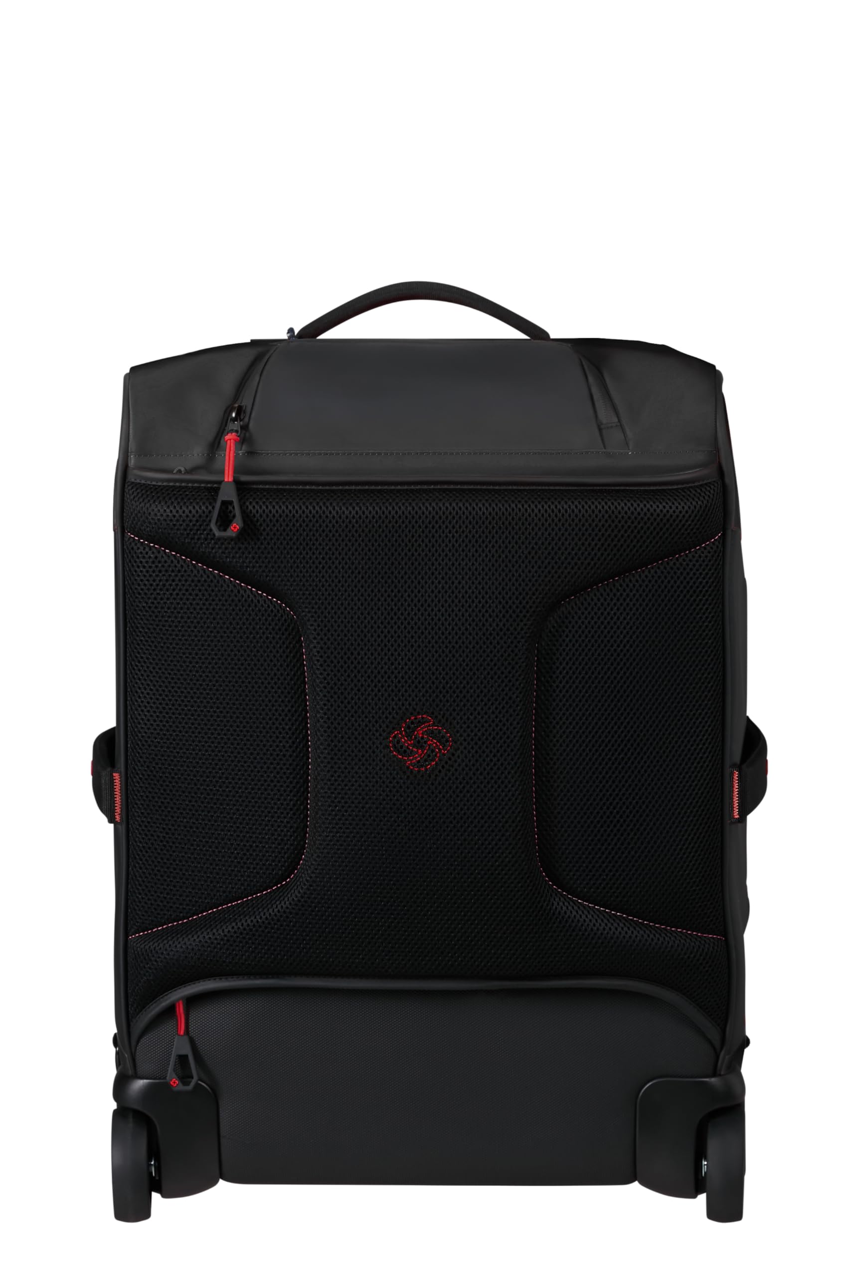 Samsonite Paradiver Light - Bolsa de Viaje con Ruedas y Función Mochila (55 cm), Small, Equipaje de Mano, Repelente al Agua, Ligero, 51L, Negro (Black)