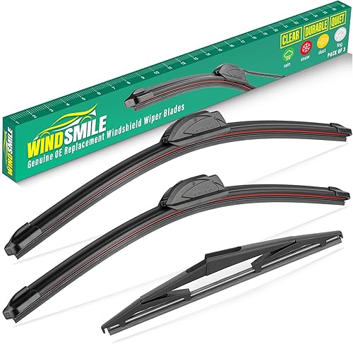 Vista 29 de Limpiaparabrisas para Chevrolet Silverado GMC Sierra OE 2014-2018, repuesto para todas las estaciones, bloqueo superior, 22 + 22 pulgadas