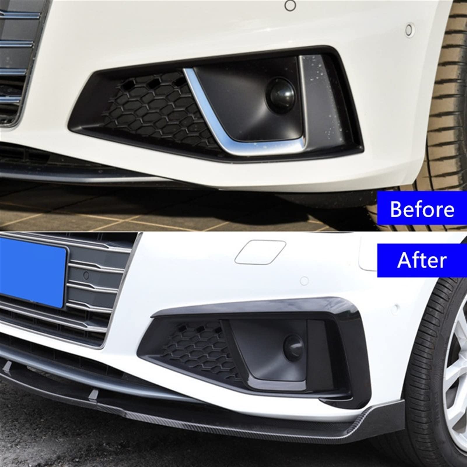 Sopracciglio Per Fanale Posteriore In Fibra Di Carbonio Per Audi A4 B9 E A4L (2017-2021) – Adesivo Decorativo