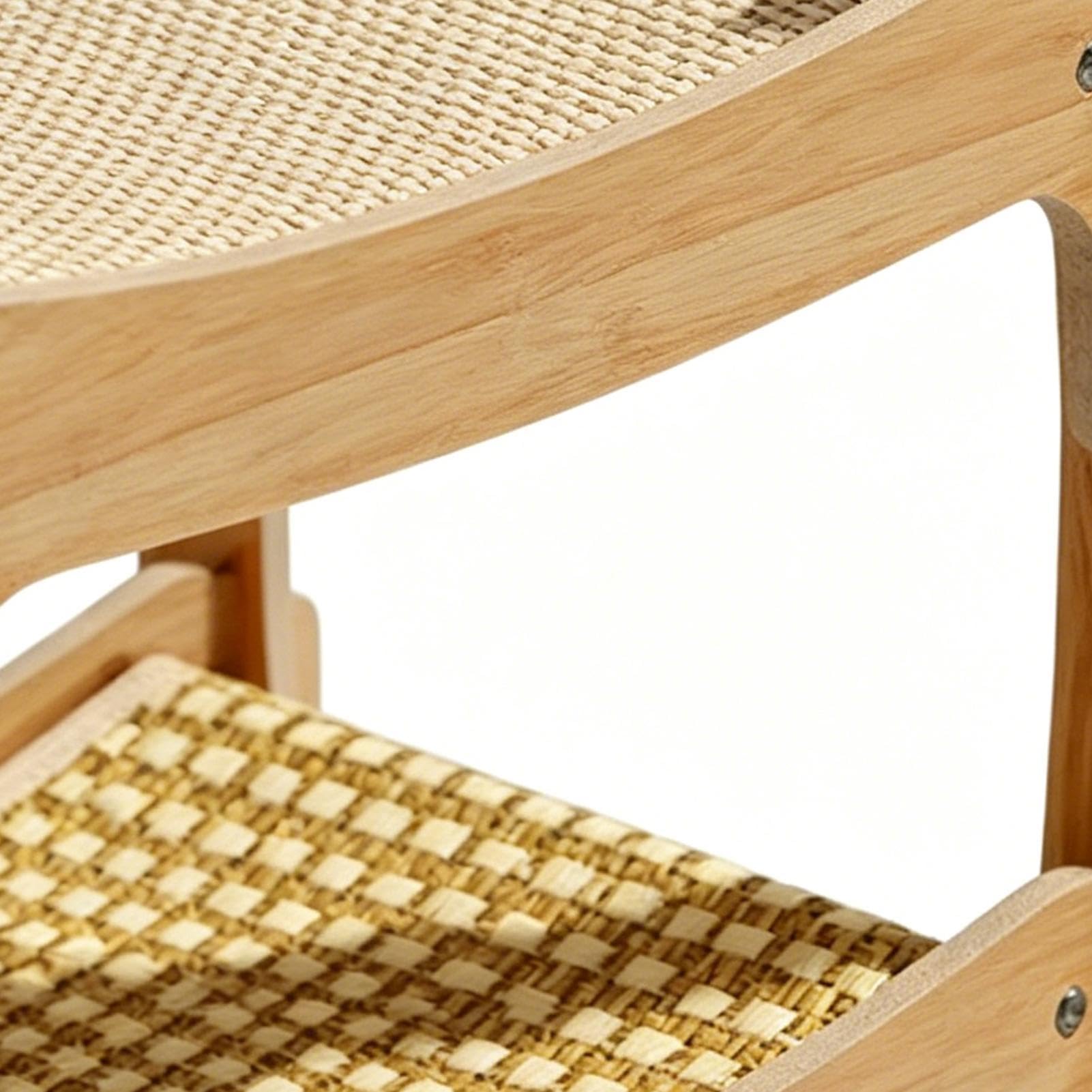 Cama Elevada para Gatos Estructura De Madera Transpirable Y Elevada De Dos | Cama Litera Para Gatos De Interior En Hogar, Dormitorio, Apartamento, Habitación, Salón, Residencia, Piso, Cuarto