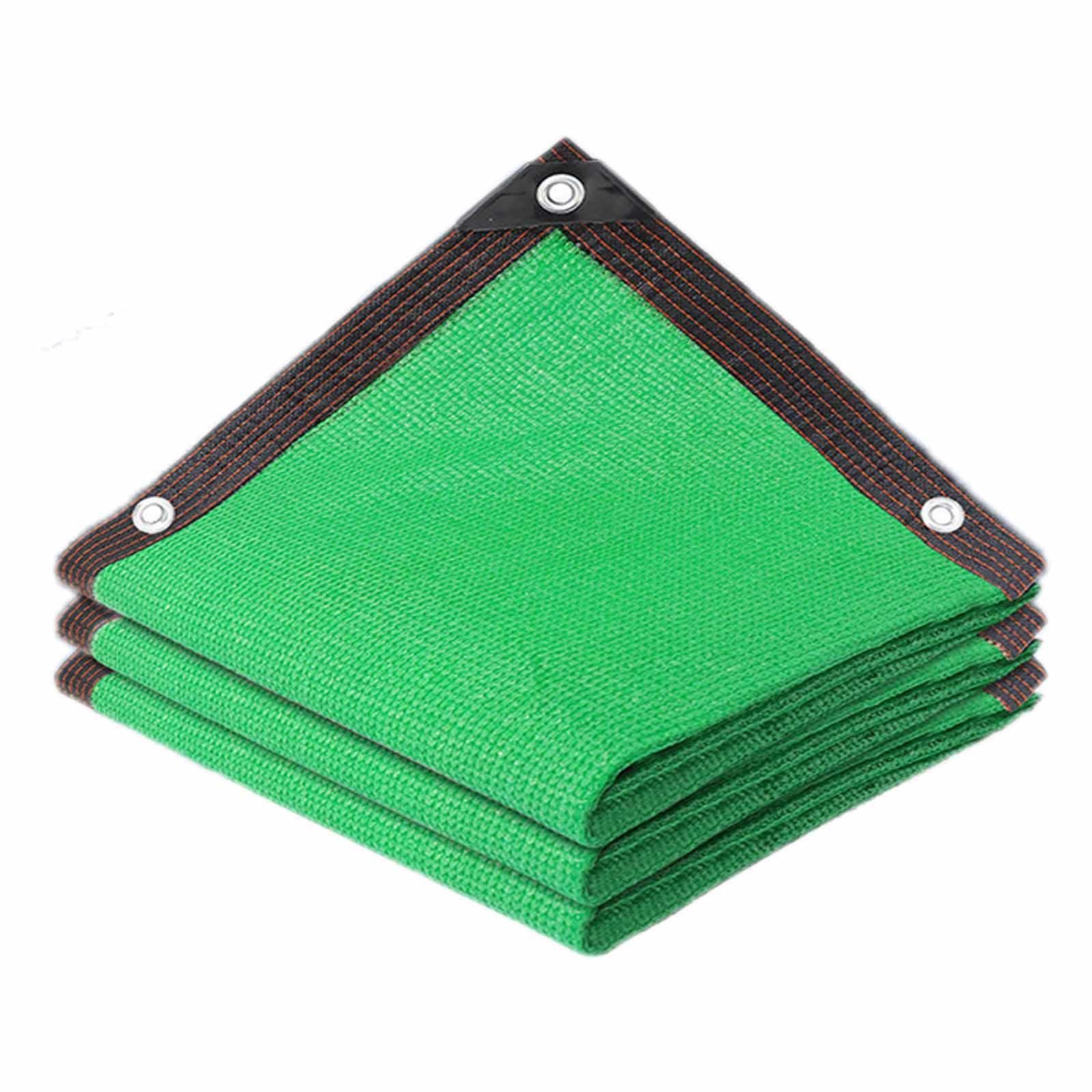 Tissu d'ombrage anti-âge vert 2x5m brise-vue occultant 85 % à œillets