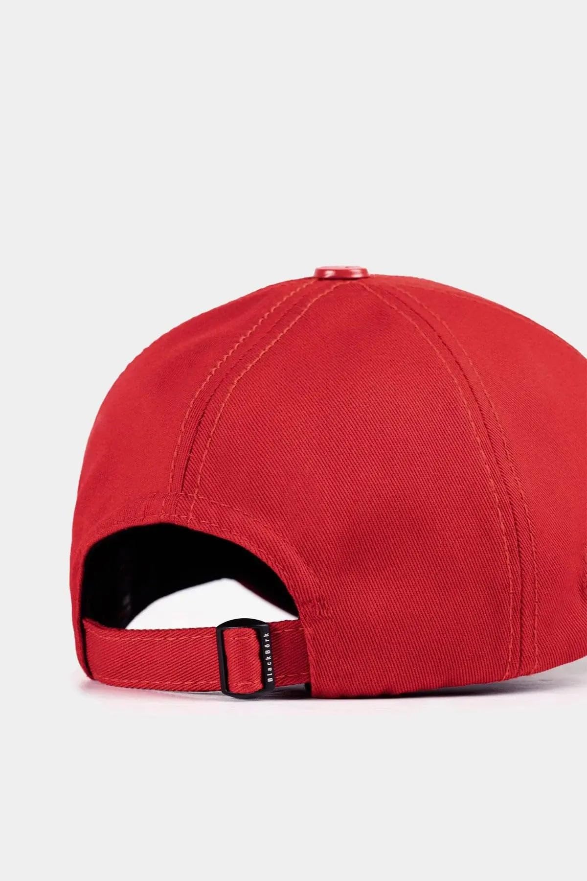 Gorra de Béisbol Premium Seis Paneles Negro - Rojo con Parche I Don't Give