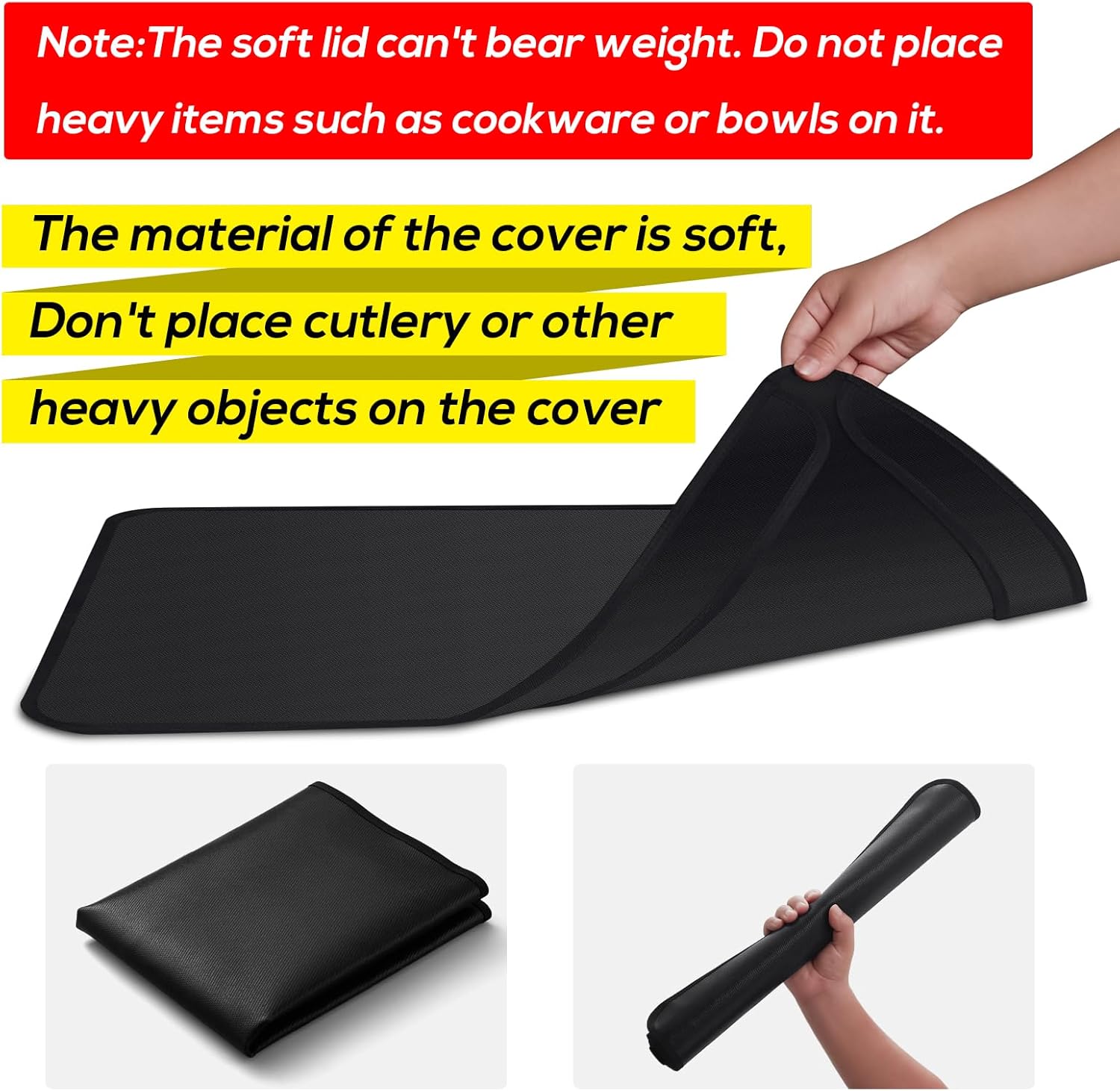 FLASLD Soft Gas Stove Burner Cover Fabric Mat, 29.5×21 Inches Foldable Easy Clean Gas Stove Protector, Anti Dust Stove Covers, Washable Stove Guard Top Protector thumbnail