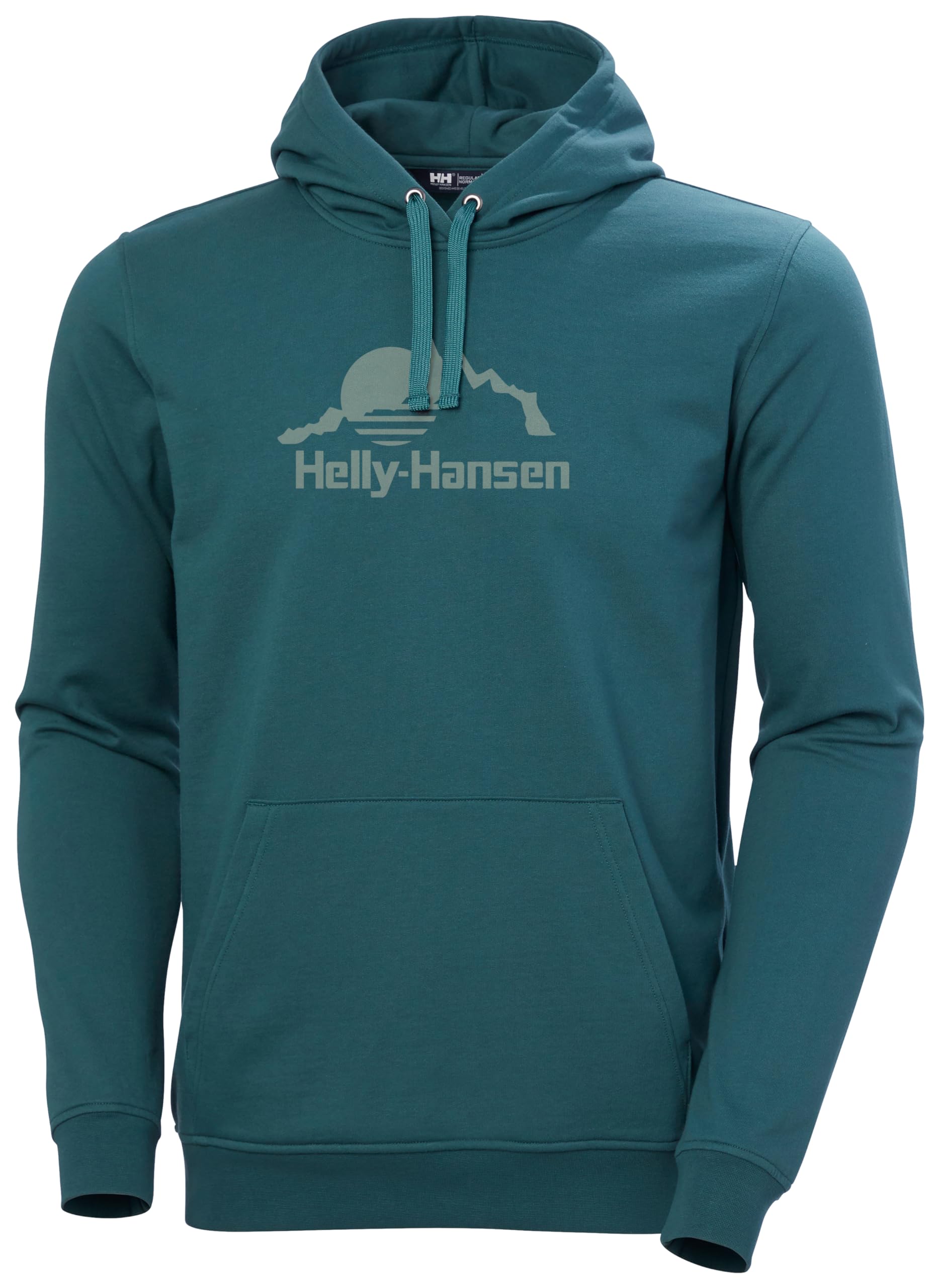 Helly Hansen Men's Nord Graphic Pull Over Hoodie, Dark Creek, S