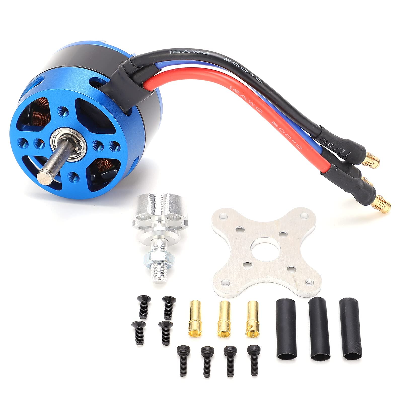 Motor sin escobillas 2205 1000KV, alta eficiencia, metal duradero para drones y modelos de aviones RC