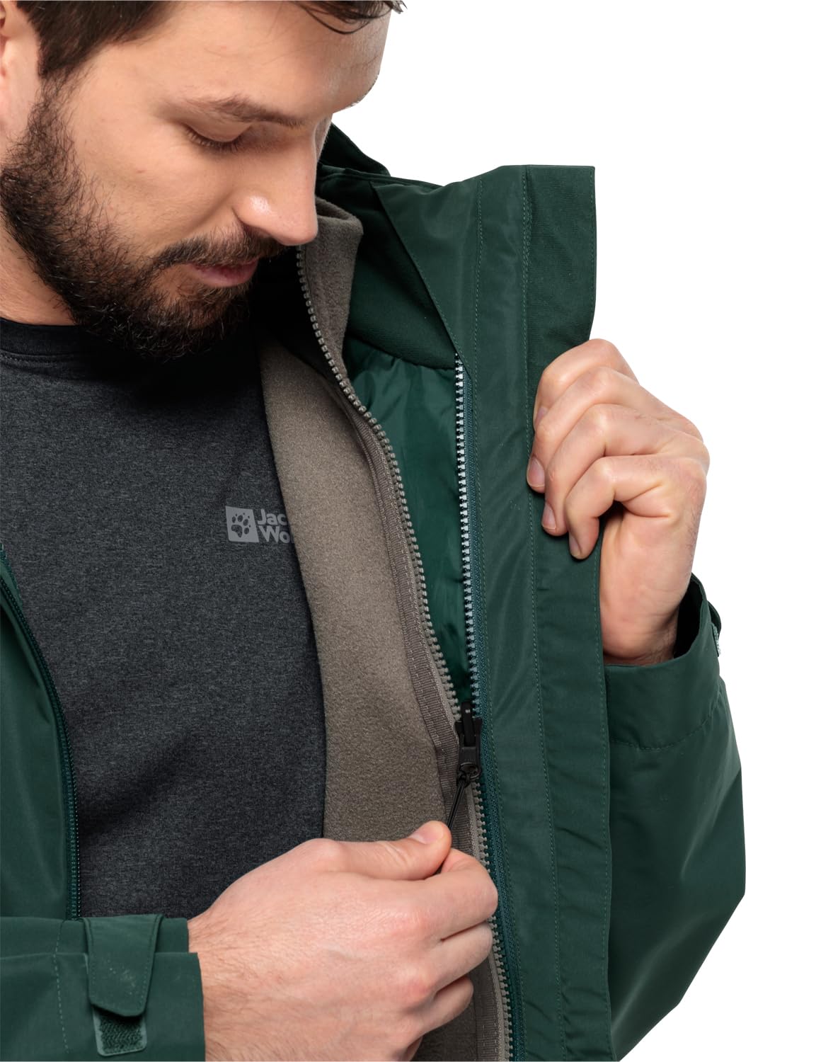 Jack Wolfskin Męska kamizelka polarowa Waldsteig Fz Vest M