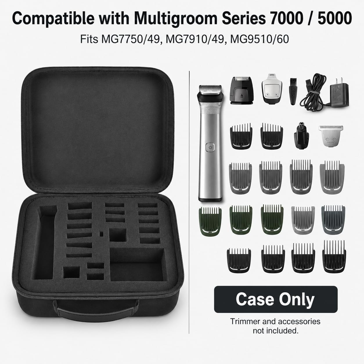 ジン君マルチケース Amazon.com: Case Compatible with Philips for Norelco Multigroom