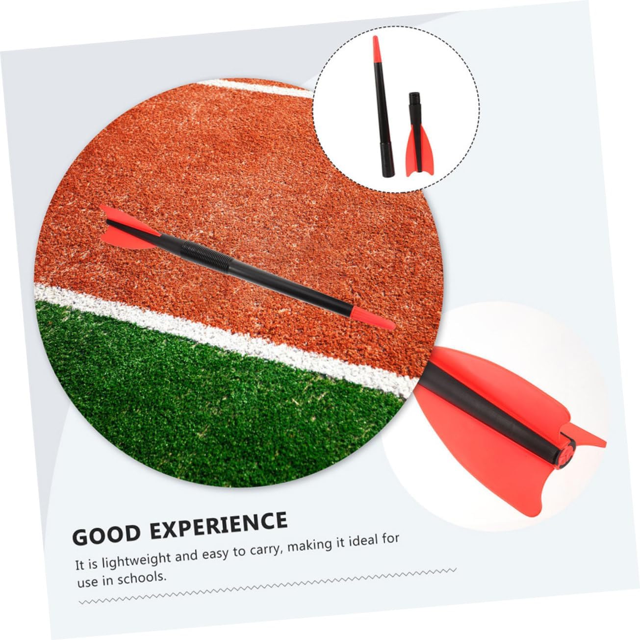 2Pcs Soft Plastic Javelins for Kids Training Lightweight Throwing Props for School Competitions Safe Practice Equipment for Children