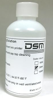 DSM Eco Solvent Cleaning Solution 250ml for Mimaki Roland Mutoh Epson Ink Line Head Flushing Liquid Made in USA