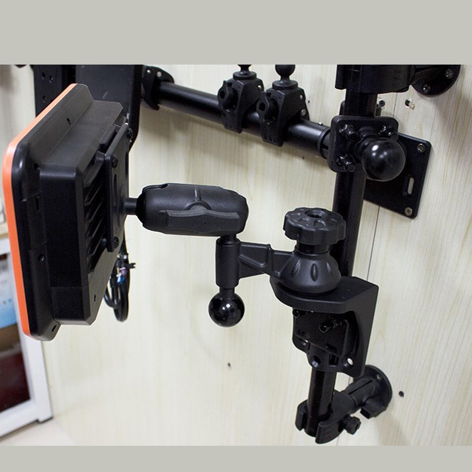 RiToEasysports Marine Laptop Mount, Swing Arm and Ball Universal Laptop Desk Mount Marine Holder for Industrial, Automotive, and Off Road Environments