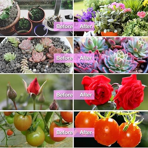 Miniatura 5 de bseah Luces de cultivo para plantas de interior, lámpara de crecimiento LED de espectro completo con temporizador de 3912H, encendido y apagado