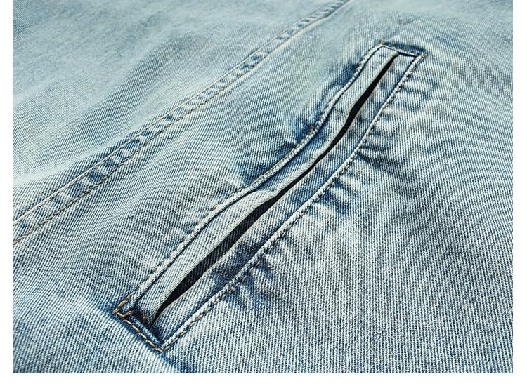 Denim Fairy Grunge Hoodies for Men Casual Long Sleeve Hooded Pullover with Side Pockets Oversized Swearshirt4