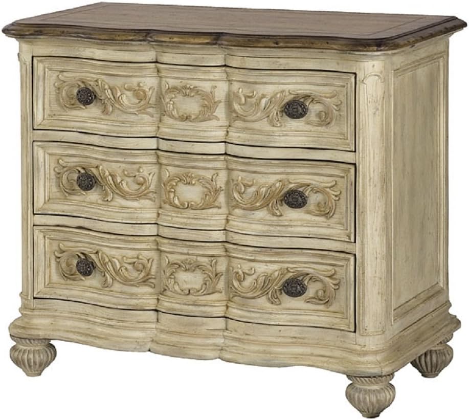 American Drew 3Drawers Bachelor Chest whites Home & Kitchen