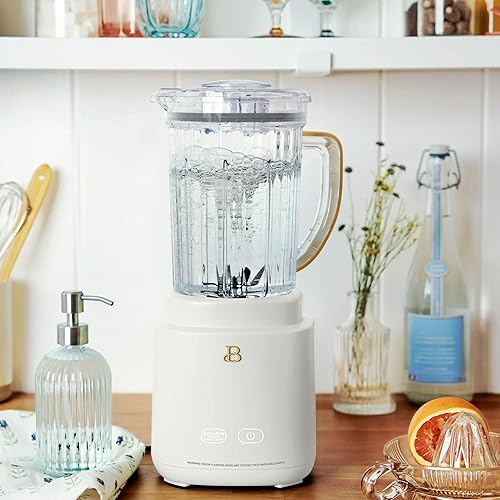 Miniatura 7 de Hermoso sistema de licuadora PowerExact con motor de 700 W, tarro Tritan de 50 onzas, taza de una sola porción de 20 onzas, tapa sin goteo Sippy, 3