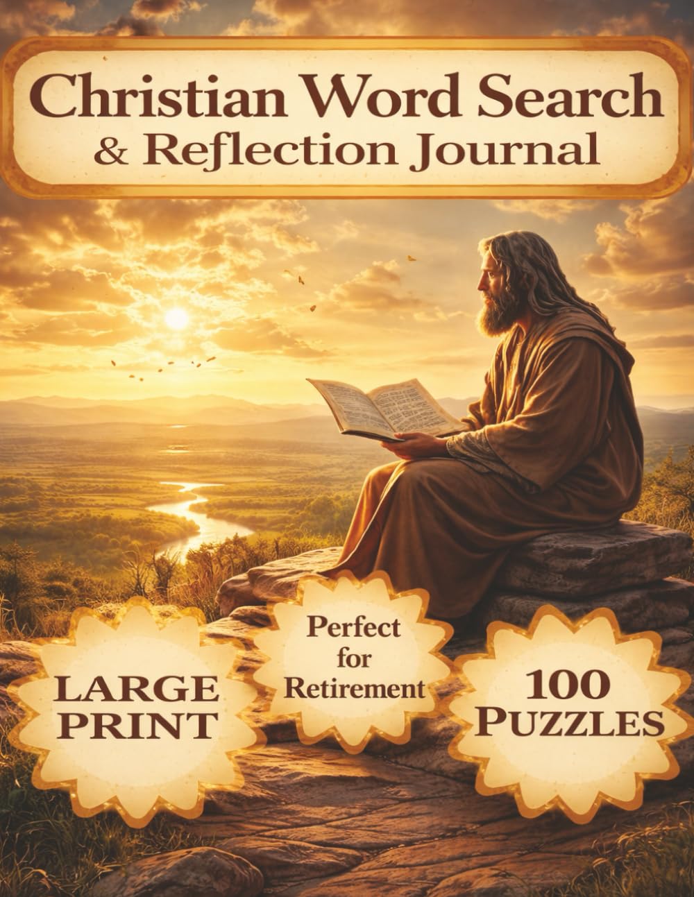Christian Word Search for Retirement: Faith-Based Puzzles and Reflection Pages for a Meaningful Retirement