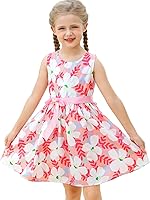 Vista 33 de Vestido de verano para niña, de algodón, con diseño floral