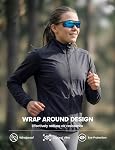 Lamicall 22g Polarized Sports Sunglasses - UV400 Protection Men Women Sun Glasses for Running Cycling Fishing, Eyewear Frames