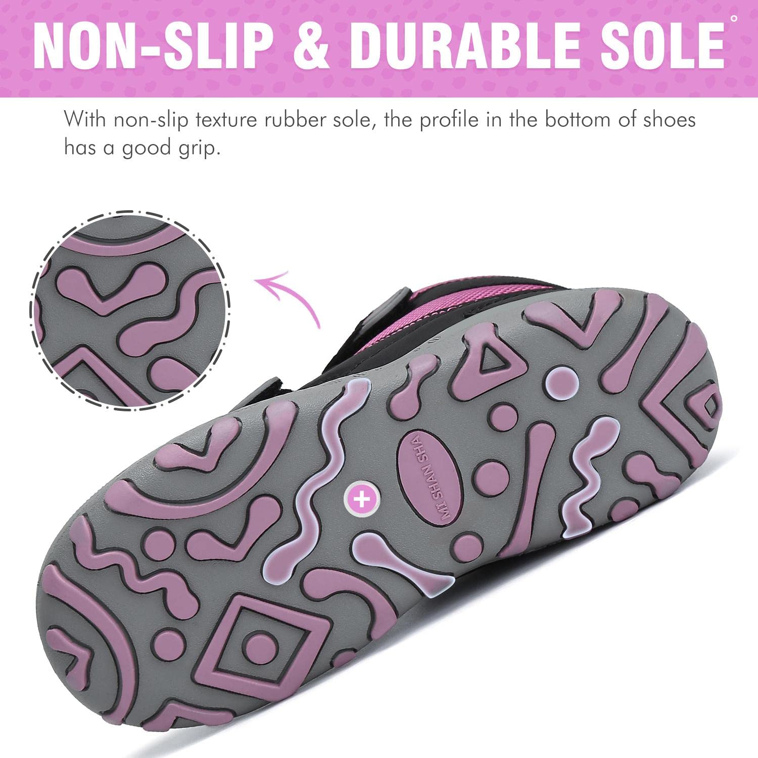 Mishansha Botas de Senderismo Niño Niña Antideslizante Ligero Zapatillas de Montaña 37 EU