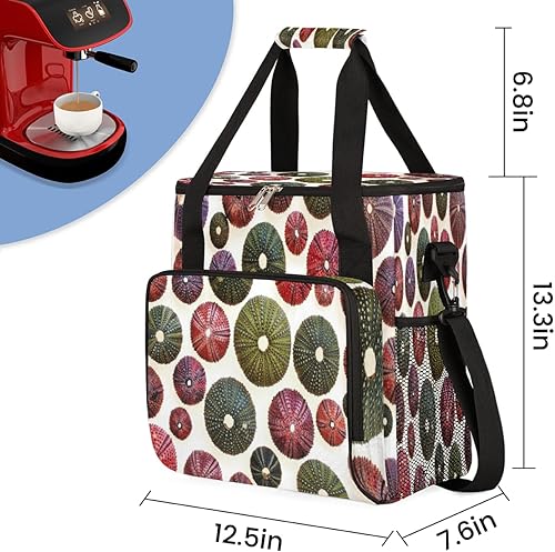 Miniatura 2 de Unique Shells - Bolsa de transporte para cafetera Keurig K-Mini o K-Mini Plus K-Cup Pods, portátil, bolsa de viaje