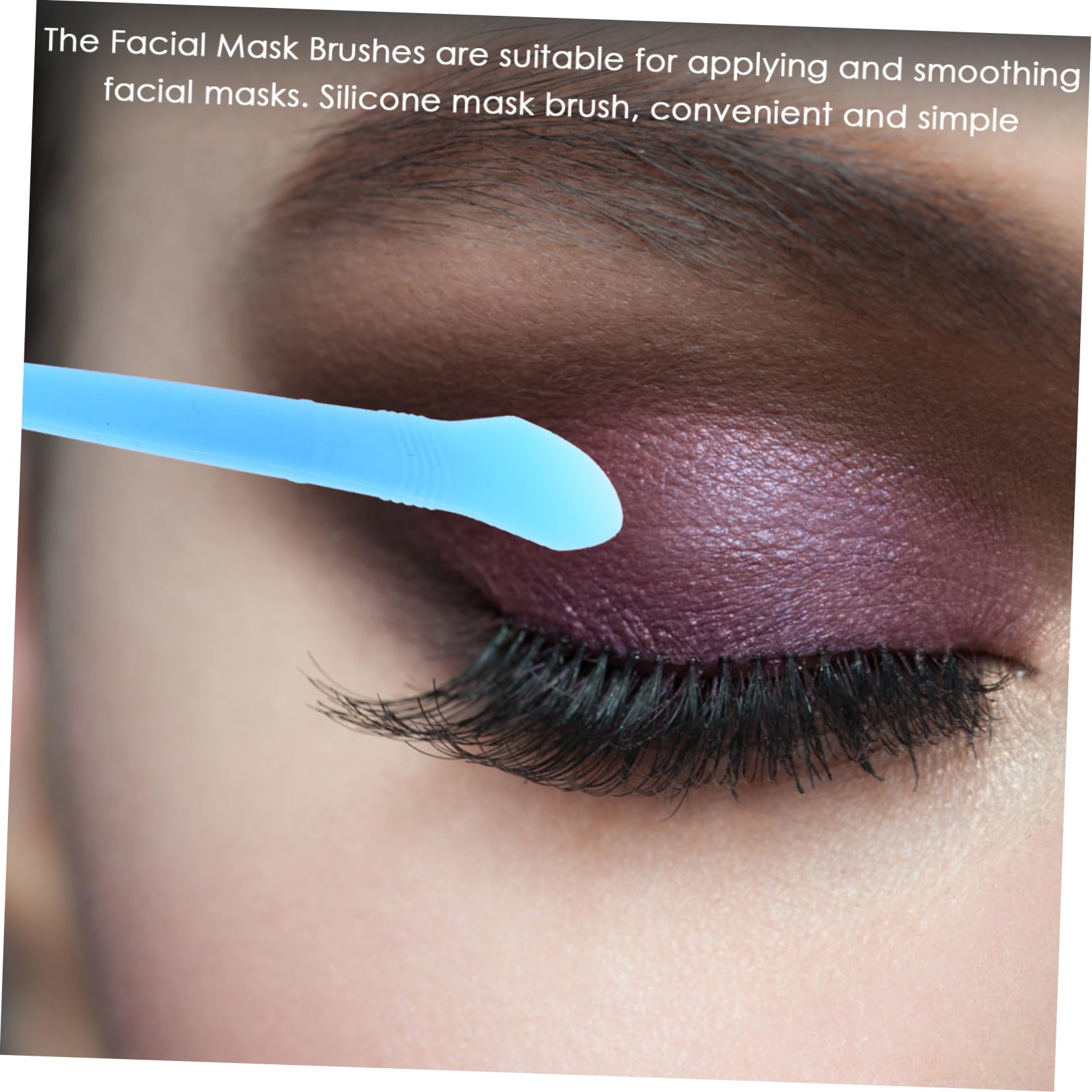 Healeved Ergonomic Facial Mask Brush Multi-function Silicone Applicator Skin-friendly for Sensitive Skin Easy to Clean