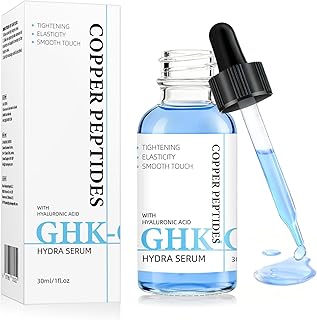 GHK-Cu Copper Peptide Facial Serum with Hyalu...